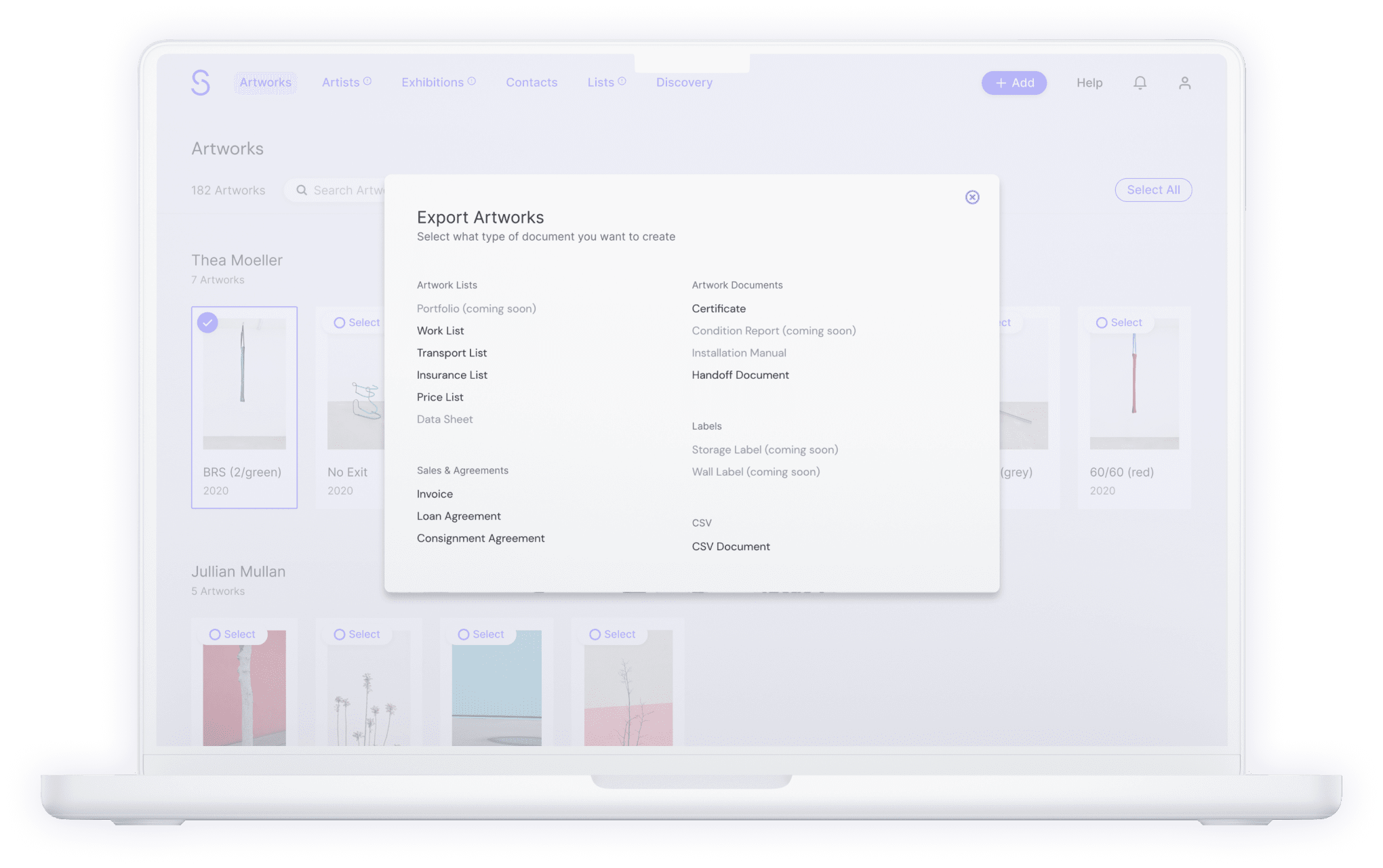 screenshot of simplify.art
