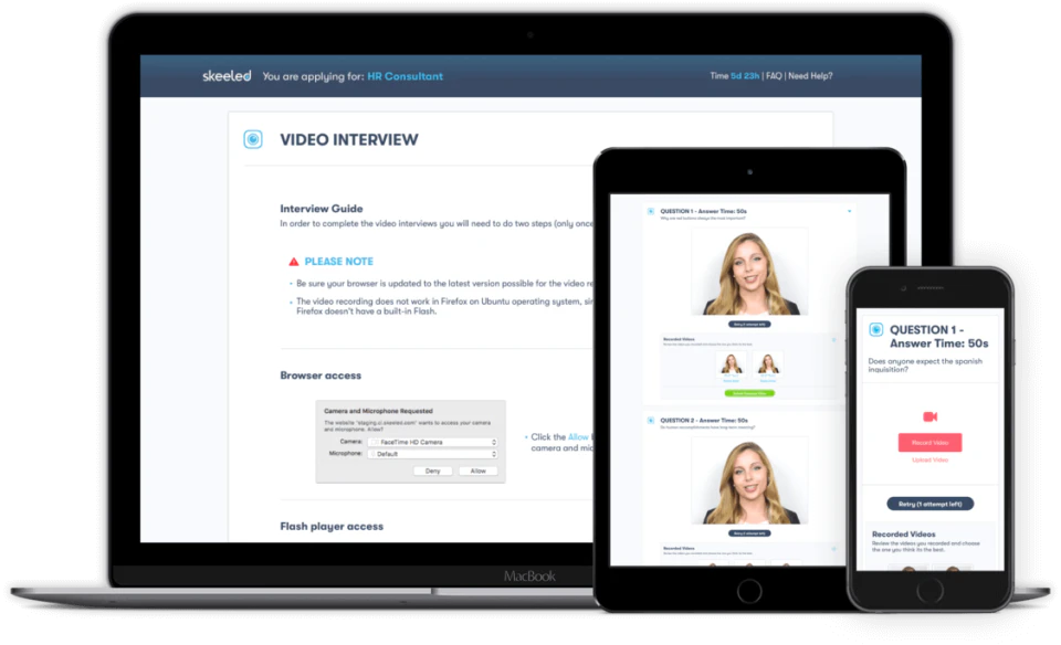 screenshot of skeeled