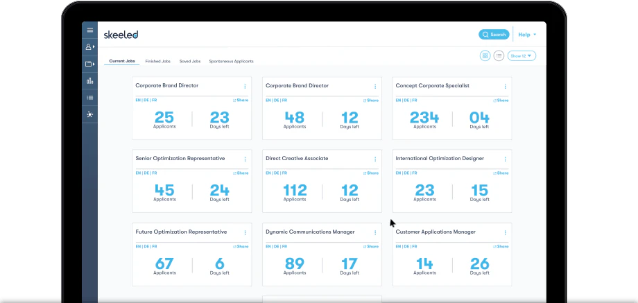 screenshot of skeeled