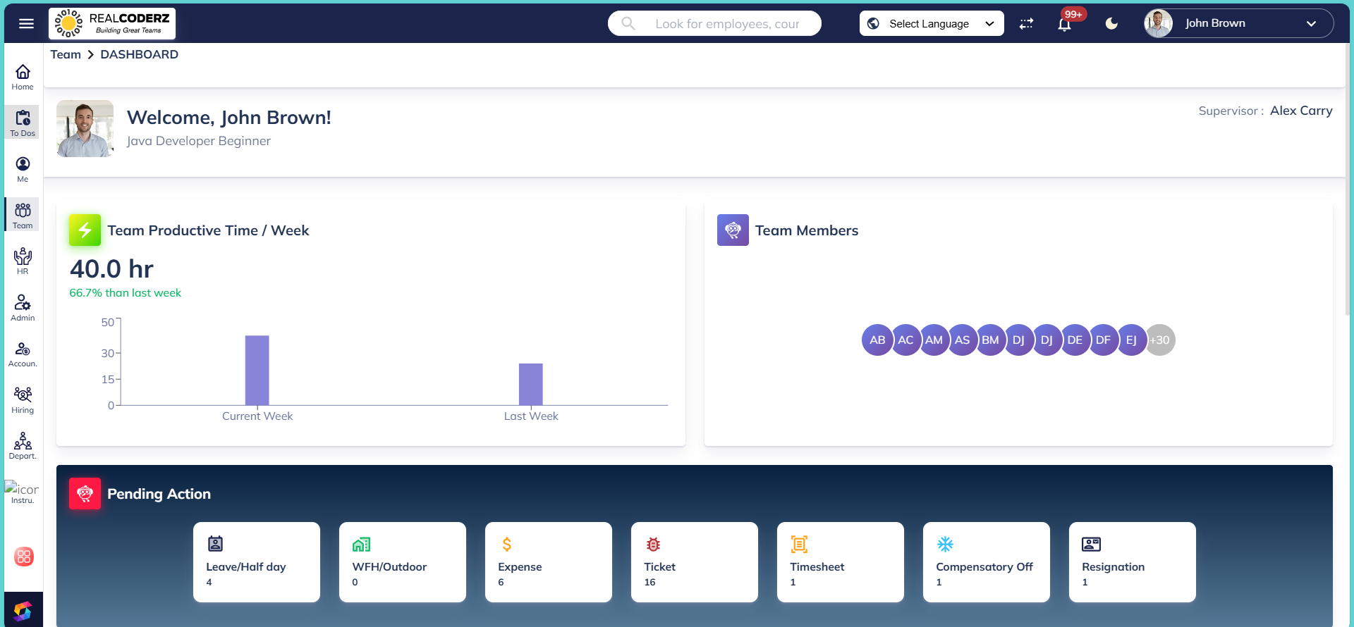 screenshot of skillaHR