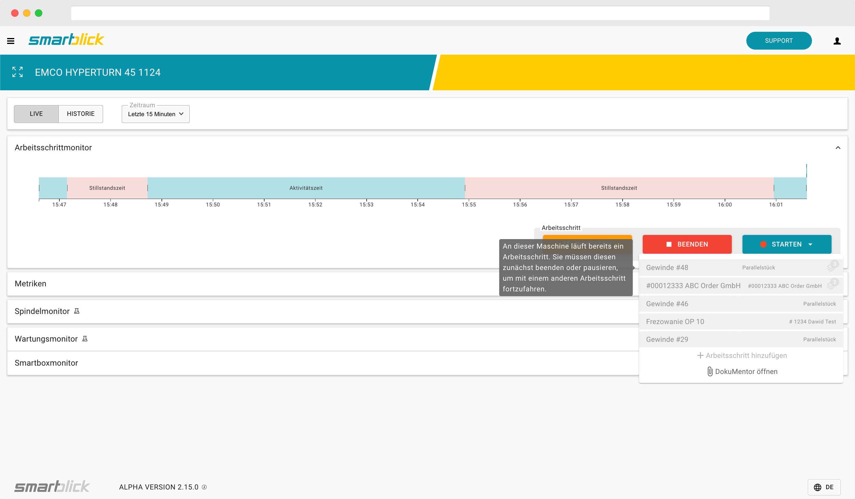 screenshot of smartblick