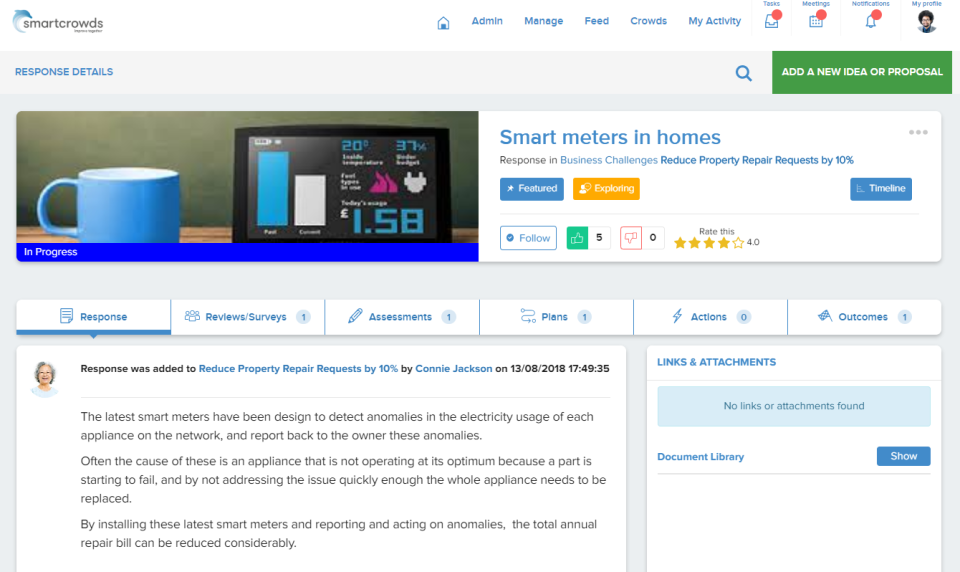 screenshot of smartcrowds