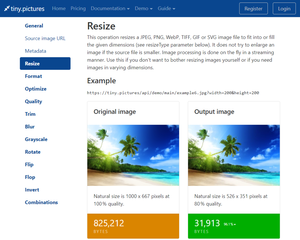 screenshot of tiny.pictures