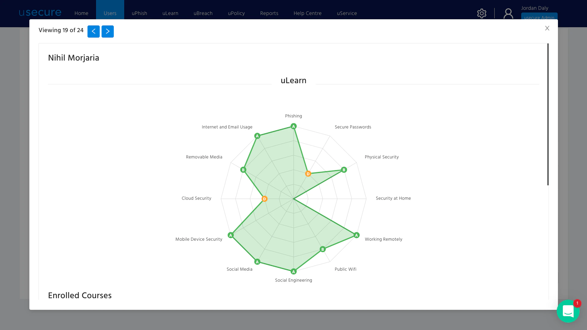 screenshot of usecure