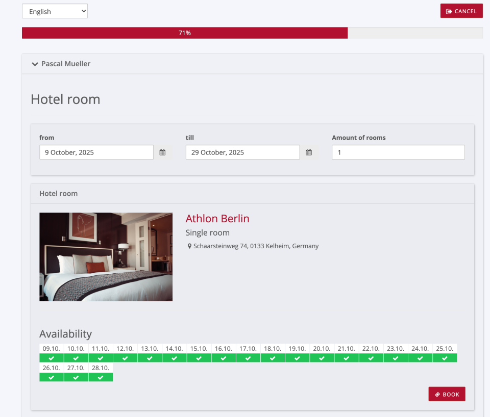 screenshot of vivenio