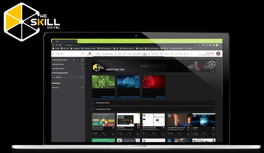 screenshot of weSkill.digital