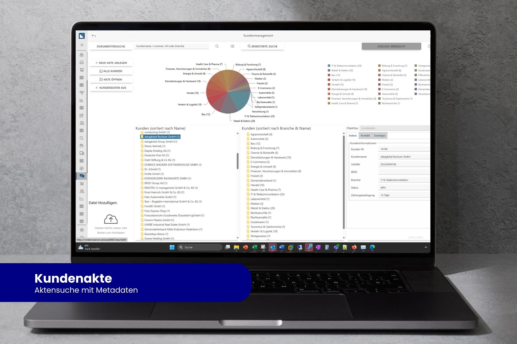 screenshot of windream