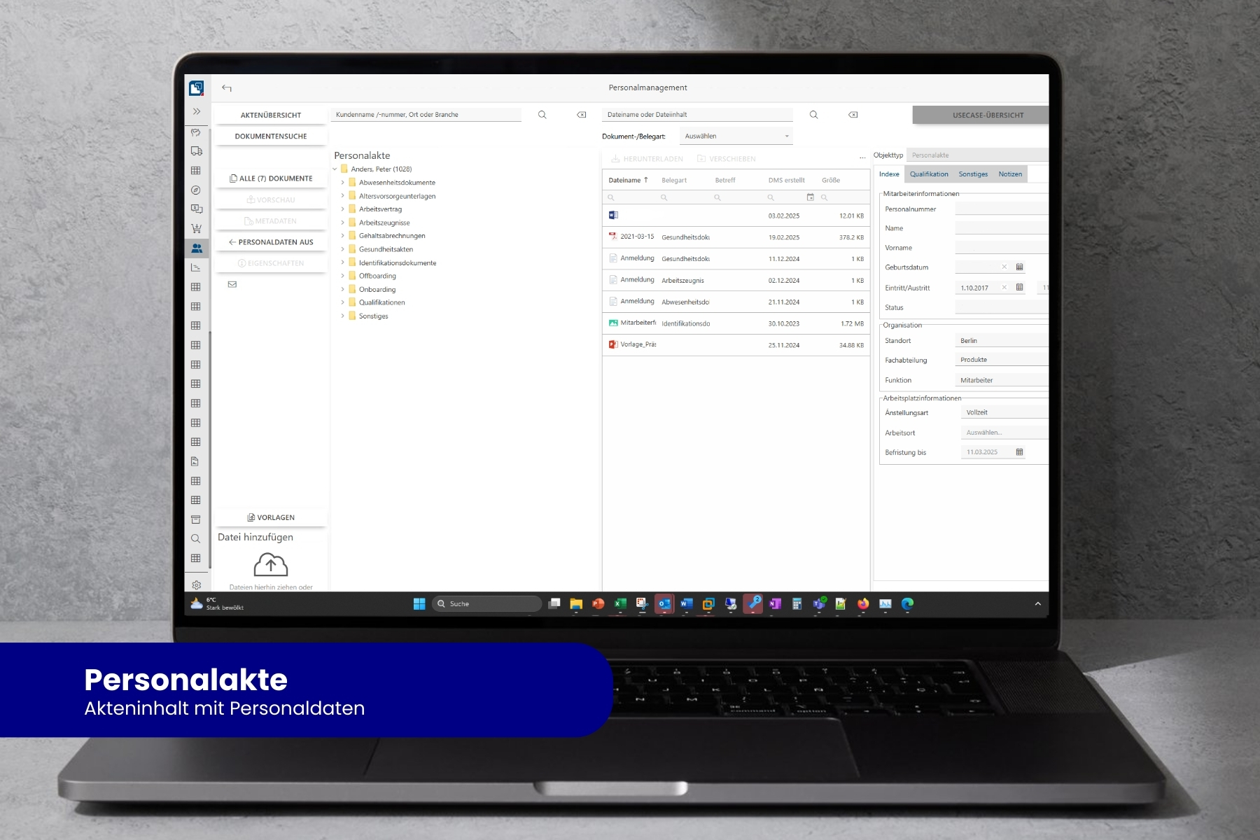 screenshot of windream
