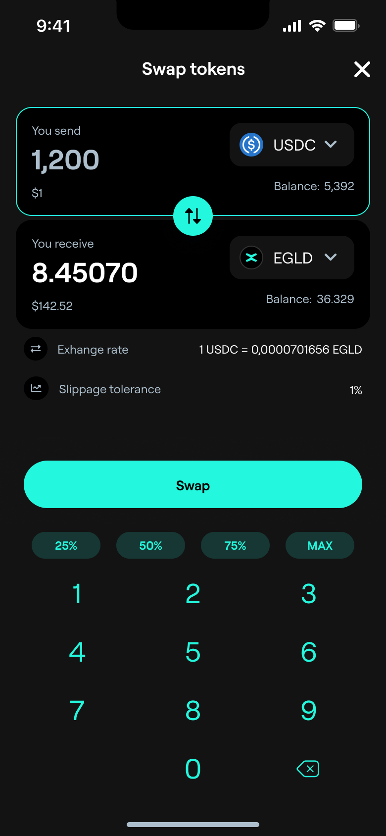 screenshot of xPortal