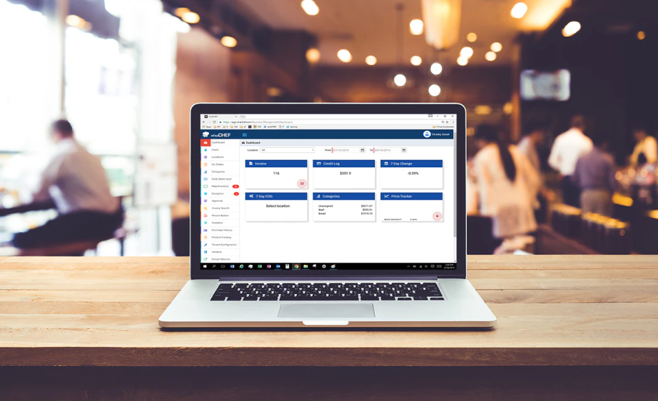 screenshot of xtraCHEF