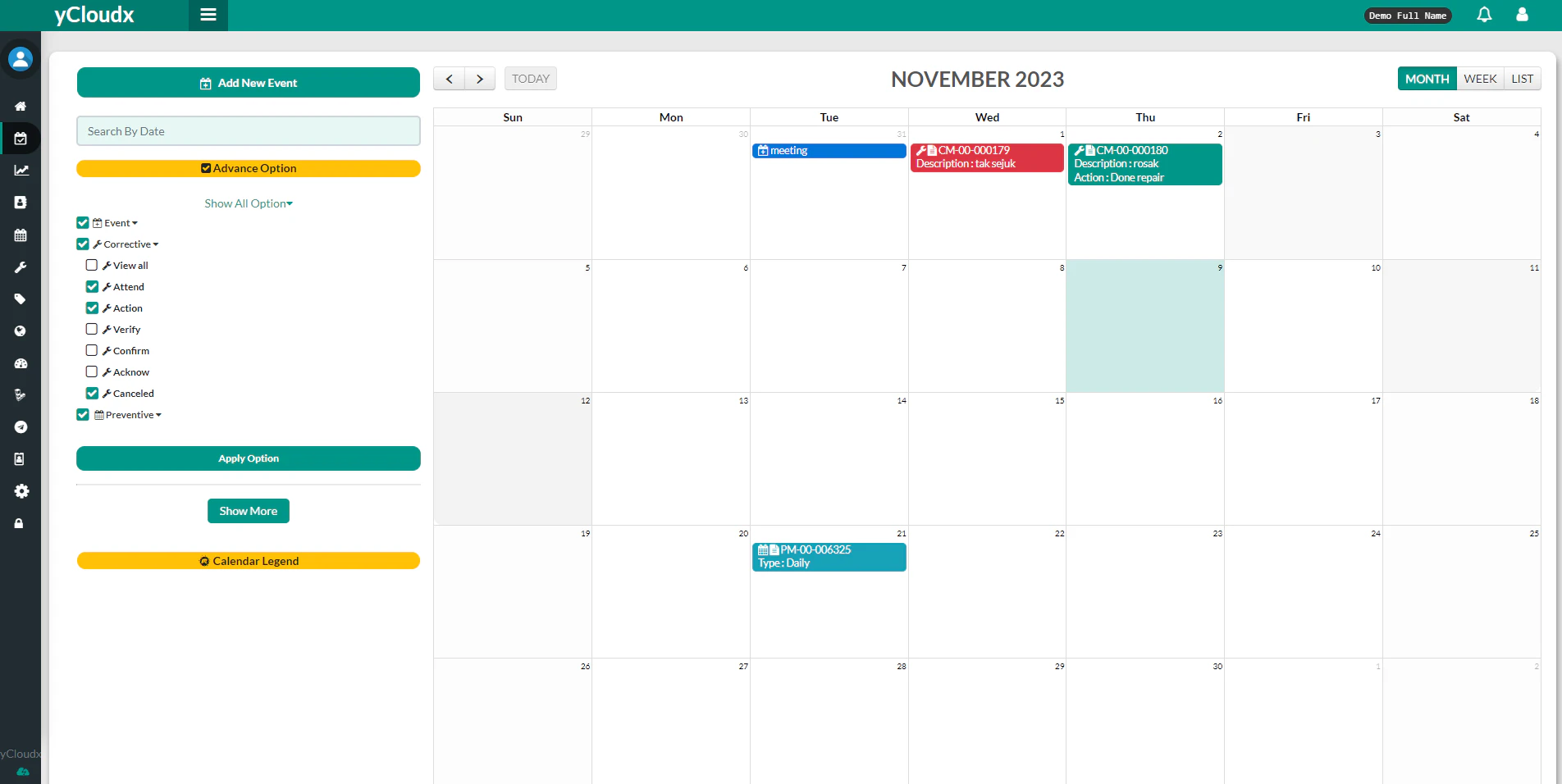screenshot of yCloudx