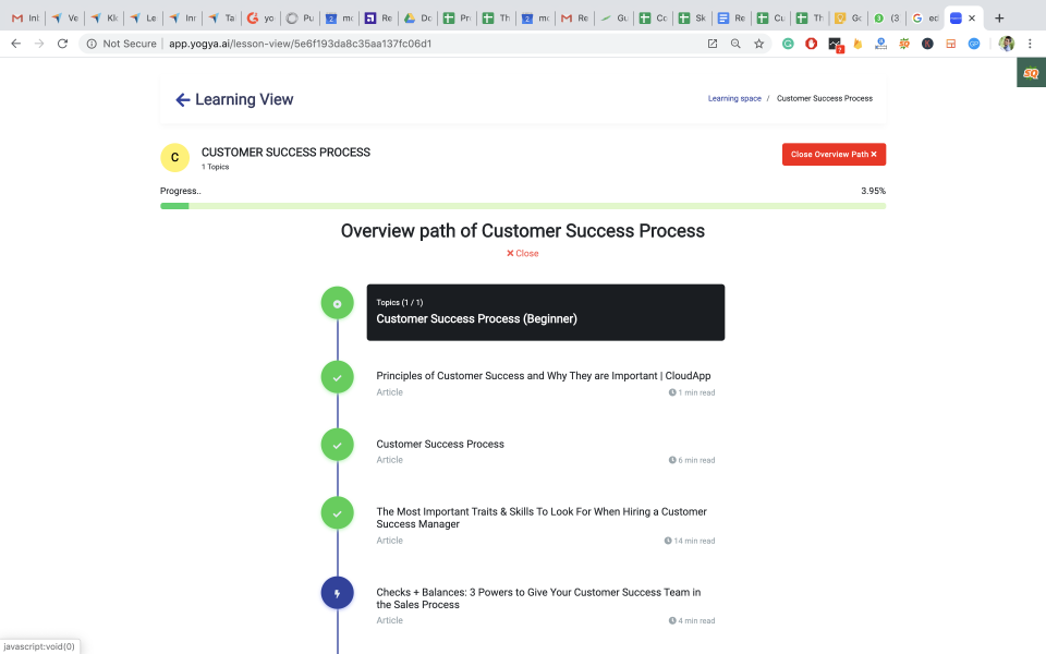 screenshot of yogya.ai