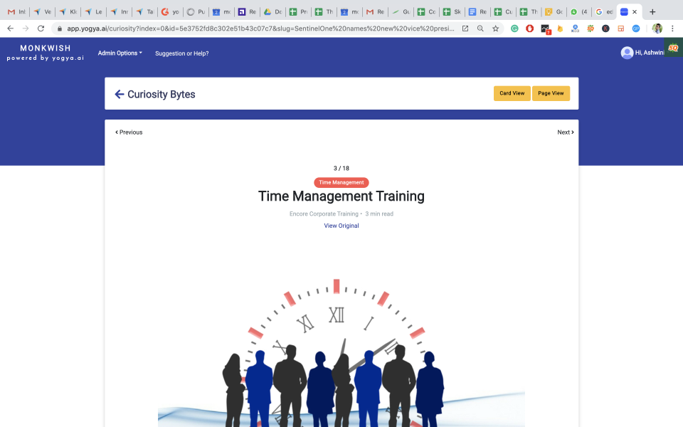 screenshot of yogya.ai