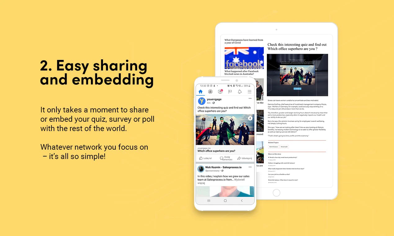 screenshot of youengage