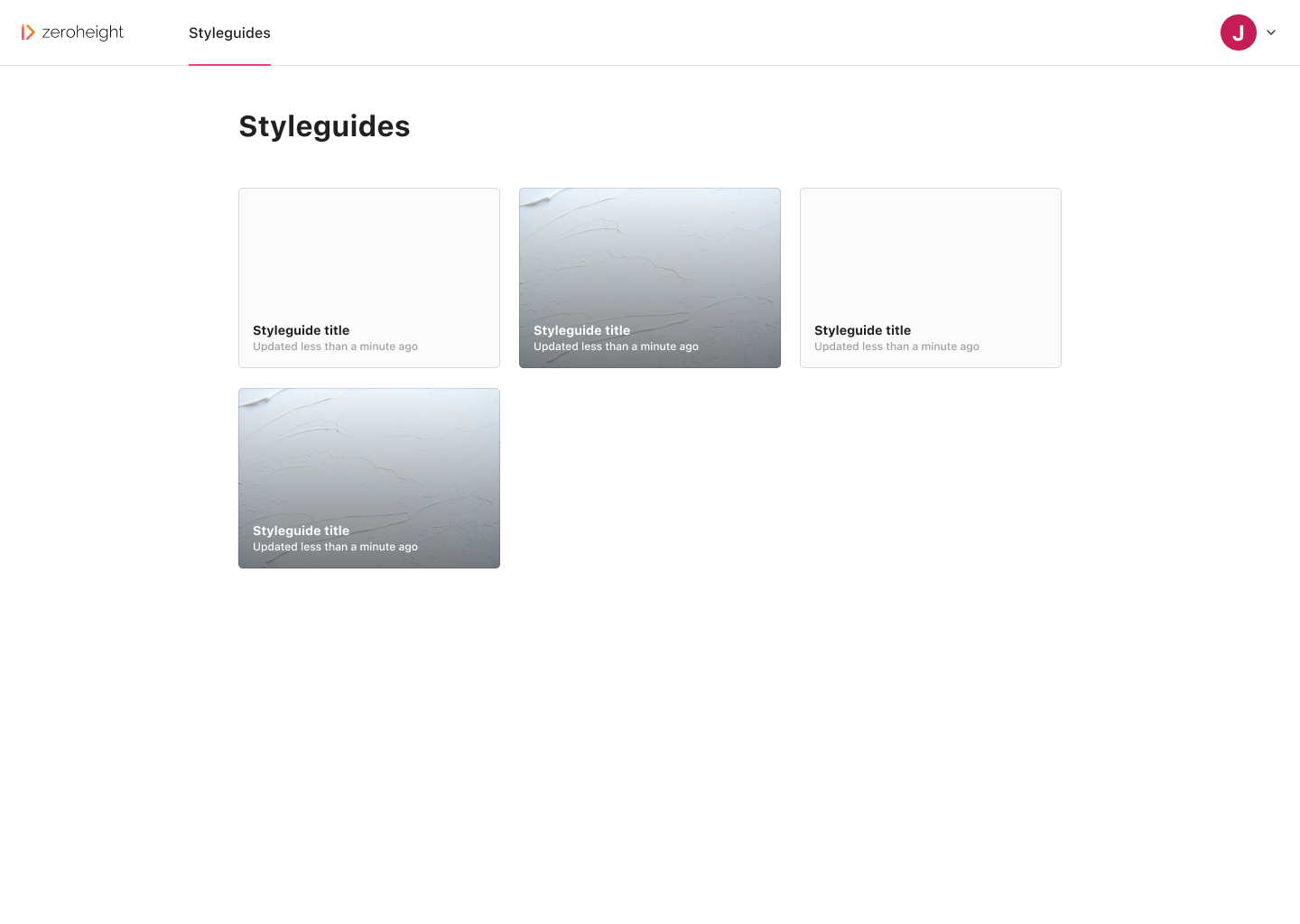 screenshot of zeroheight