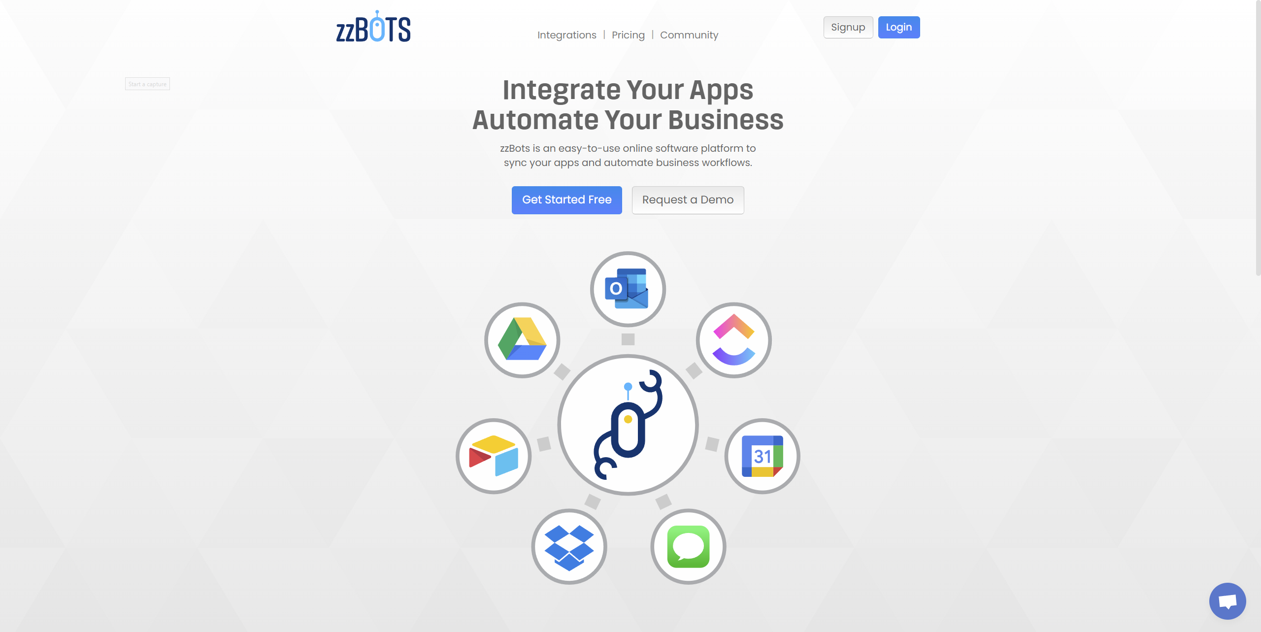 screenshot of zzBots