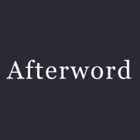 Afterword logo