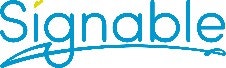 Signable logo