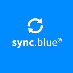 sync.blue logo
